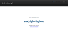 Tablet Screenshot of jollyhosting1.com